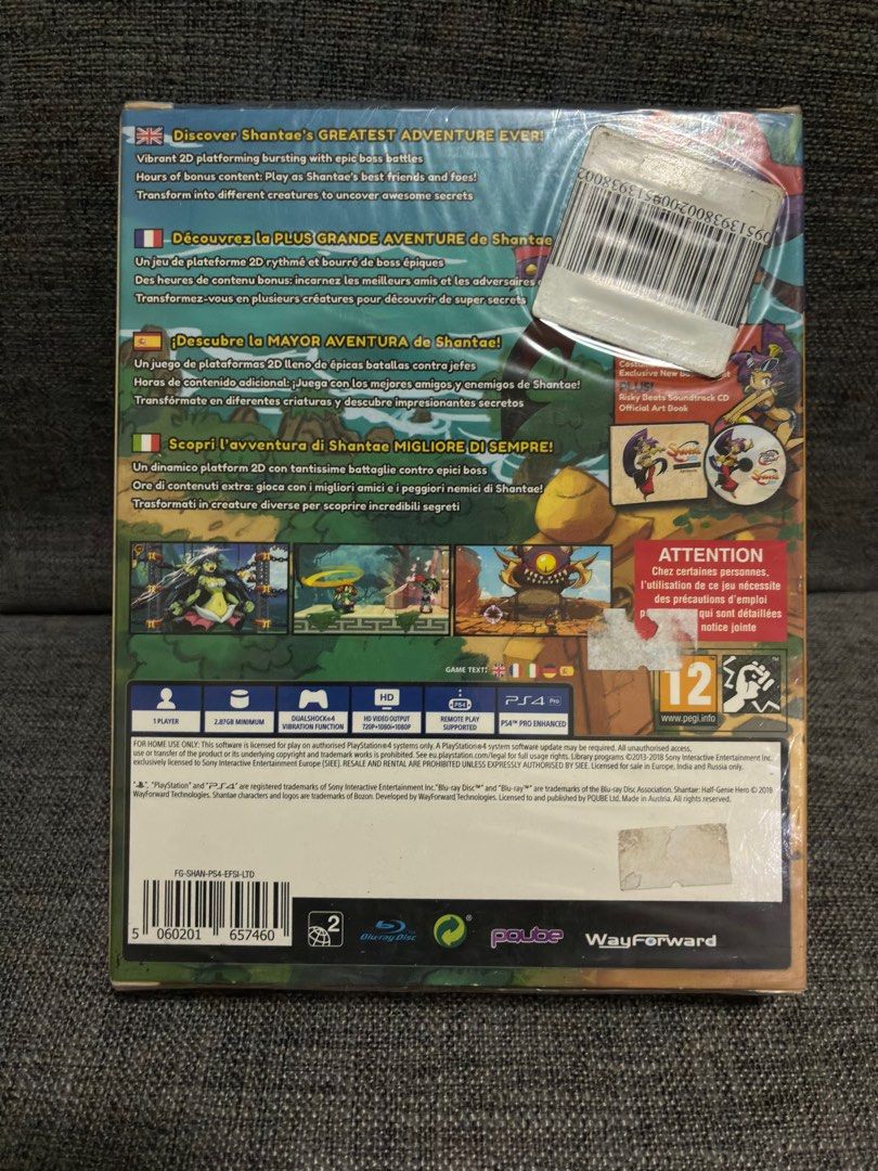 Shantae Half-Genie hero Ultimate Edition for PS4 (Category: PlayStation) located in Quezon City. Submitted by ralphping (Listing ID 1376600513, Image 2). Description: Brand new, Sealed, Shantae Half-genie hero ultimate edition for PS4. .