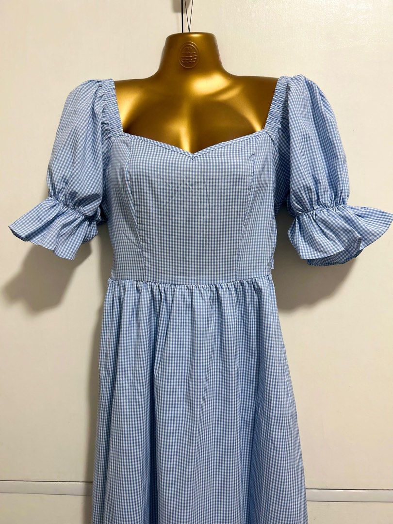 shein puff sleeve maxi dress (Category: Dresses) located in Marikina City. Submitted by solarkae (Listing ID 1376528396, Image 2). Description: used once best fits xs-s.