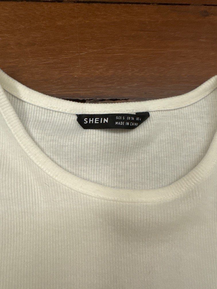 Shein white top (Category: Shirts) located in Quezon City. Submitted by jscla (Listing ID 1376508032, Image 2). Description: .