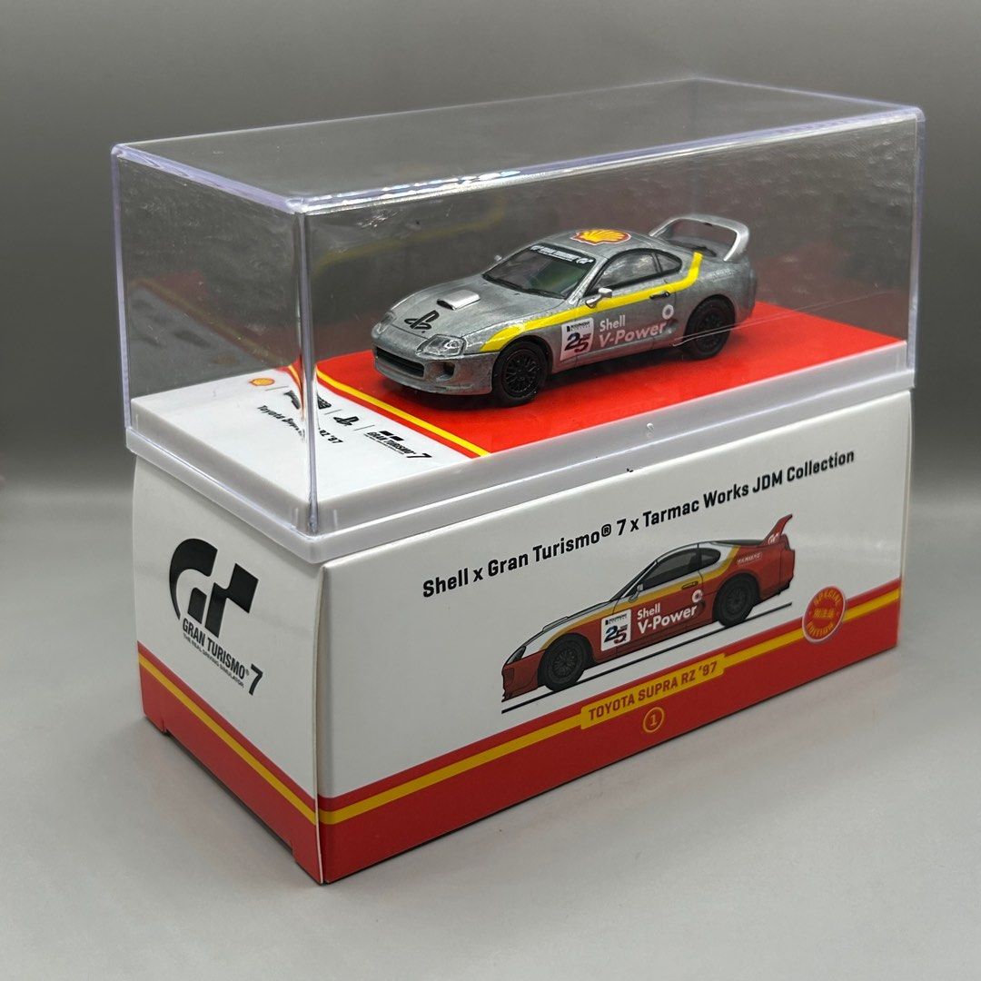 Shell x Gran Turismo 7 x Tarmac Works JDM Collection Toyota Supra