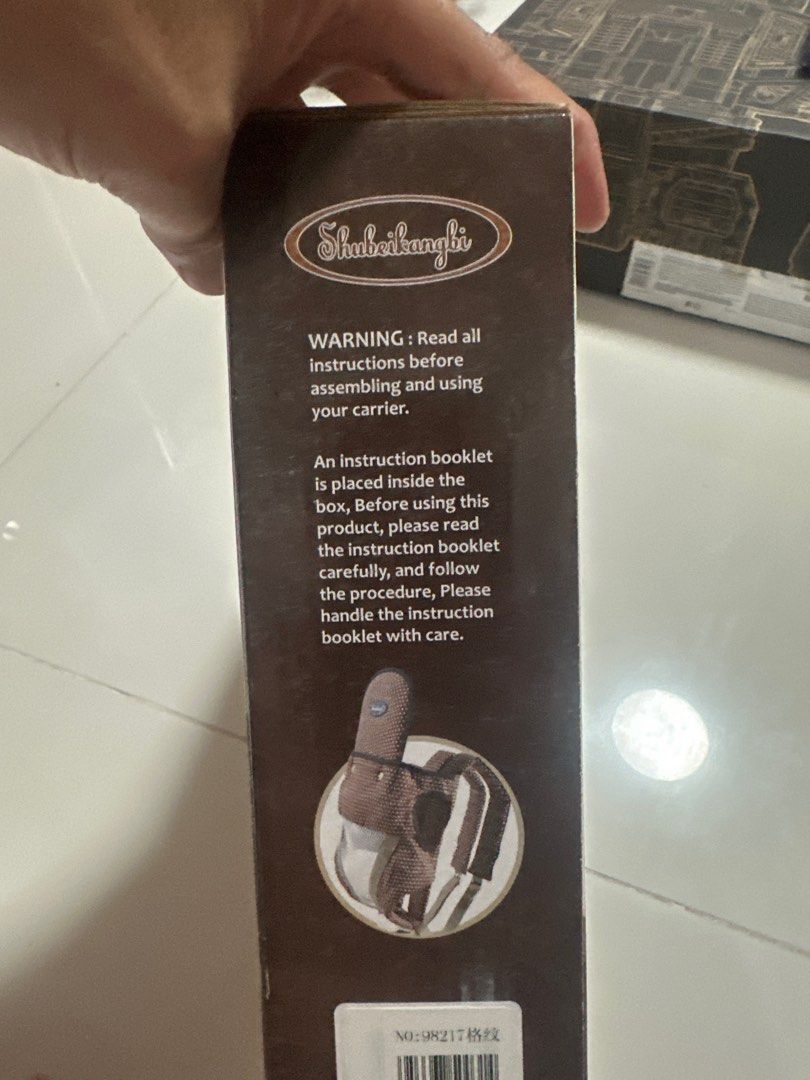 Shubeikanghi Leisure Baby Carrier (Category: Carriers & Slings) located in Singapore. Submitted by shatteredoptimus (Listing ID 1376529776, Image 3). Description: .