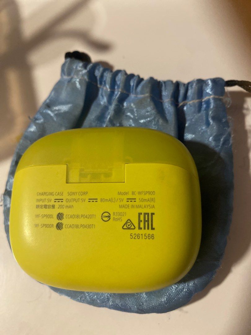 Sony WF-SP900 Wireless Earbuds Yellow63058208382465112