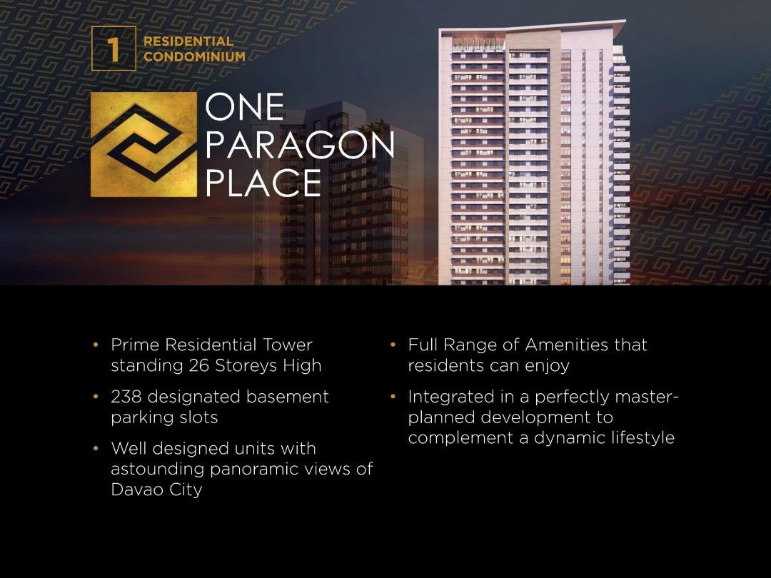 Studio Unit in One Paragon Davao (Category: Apartments & Condos) located in Cebu City. Submitted by furseasons (Listing ID 1376551836, Image 1). Description: Studio Unit at a very prime location for assume. price is slightly negotionable.