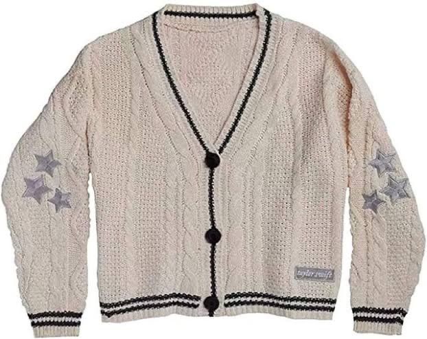 Taylor Swift - Cardigan AUTHENTIC OFFICIAL MERCH (Category: Coats, Jackets and Outerwear) located in Bacolod City. Submitted by carloswift13 (Listing ID 1376600583, Image 1). Description: Taylor Swift Patch Cardigans 2024 Available in all sizes Authentic from TS Store.