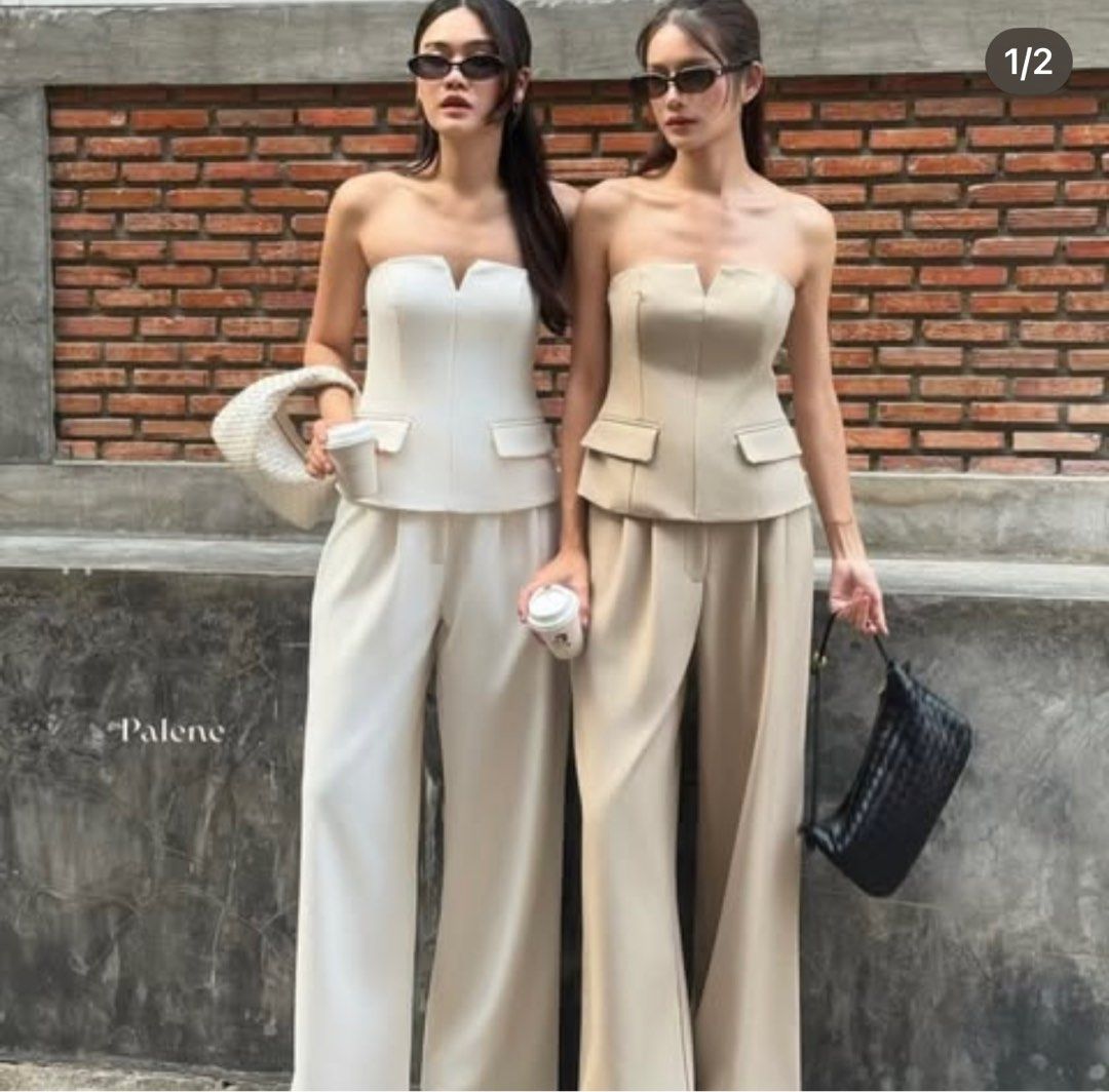 tube coordinates beige (Category: Sets or Coordinates) located in Manila. Submitted by canbeyours123 (Listing ID 1376492573, Image 1). Description: brand new palene brand premium coords fit like zara.