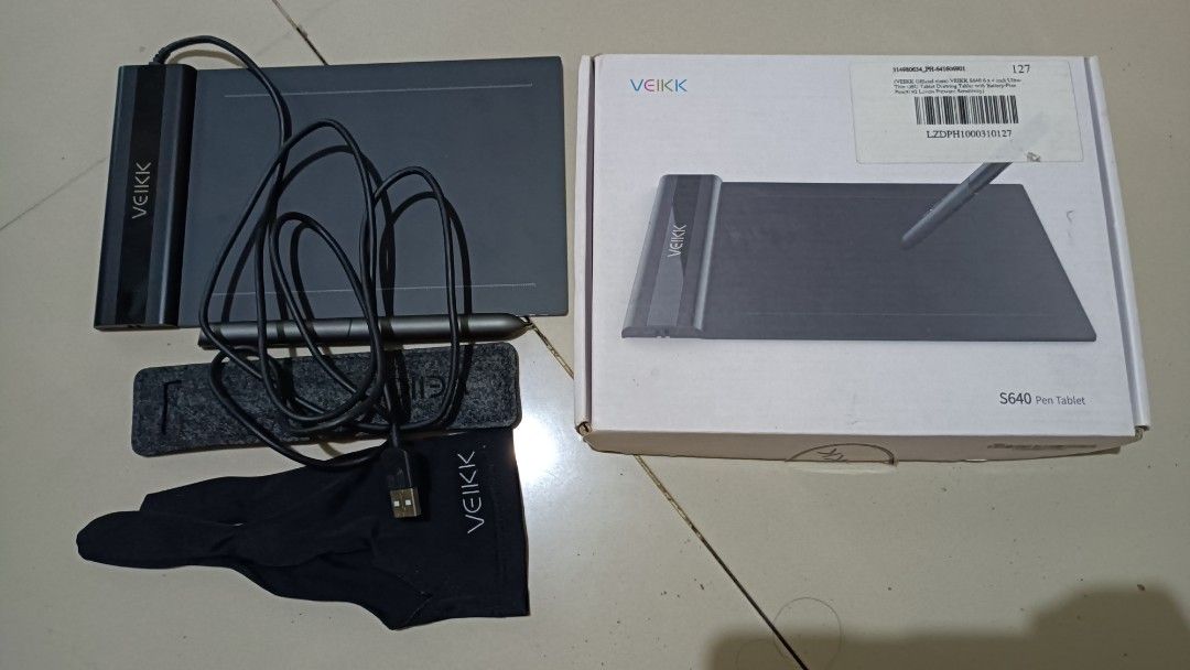 Veikk S640 Pen Tablet (Category: Office & Business Technology) located in Quezon City. Submitted by rubyb1689 (Listing ID 1376505704, Image 1). Description: Complete set. rarely used..
