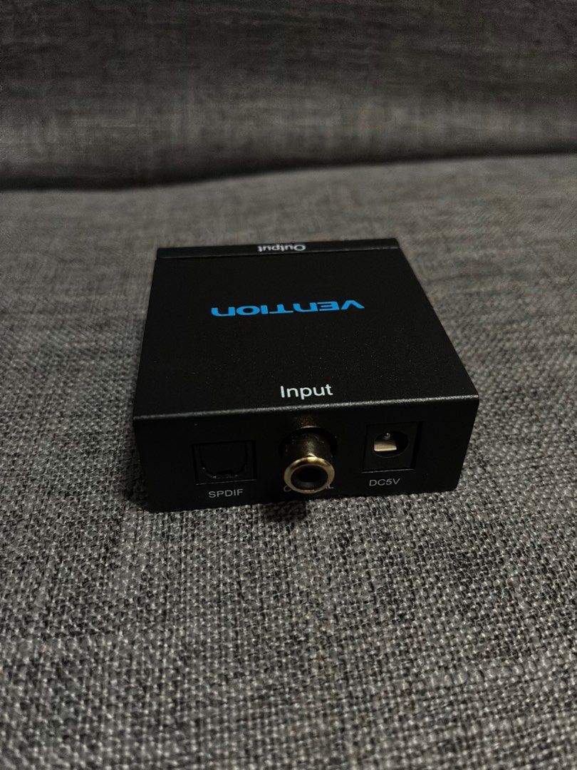 Vention DAC (digital to analog converter (Category: Other Audio Equipment) located in Quezon City. Submitted by ralphping (Listing ID 1376609959, Image 2). Description: Vention DAC (digital to analog converter) Almost new. Used once for a project. Comes with power supply but no more box. .