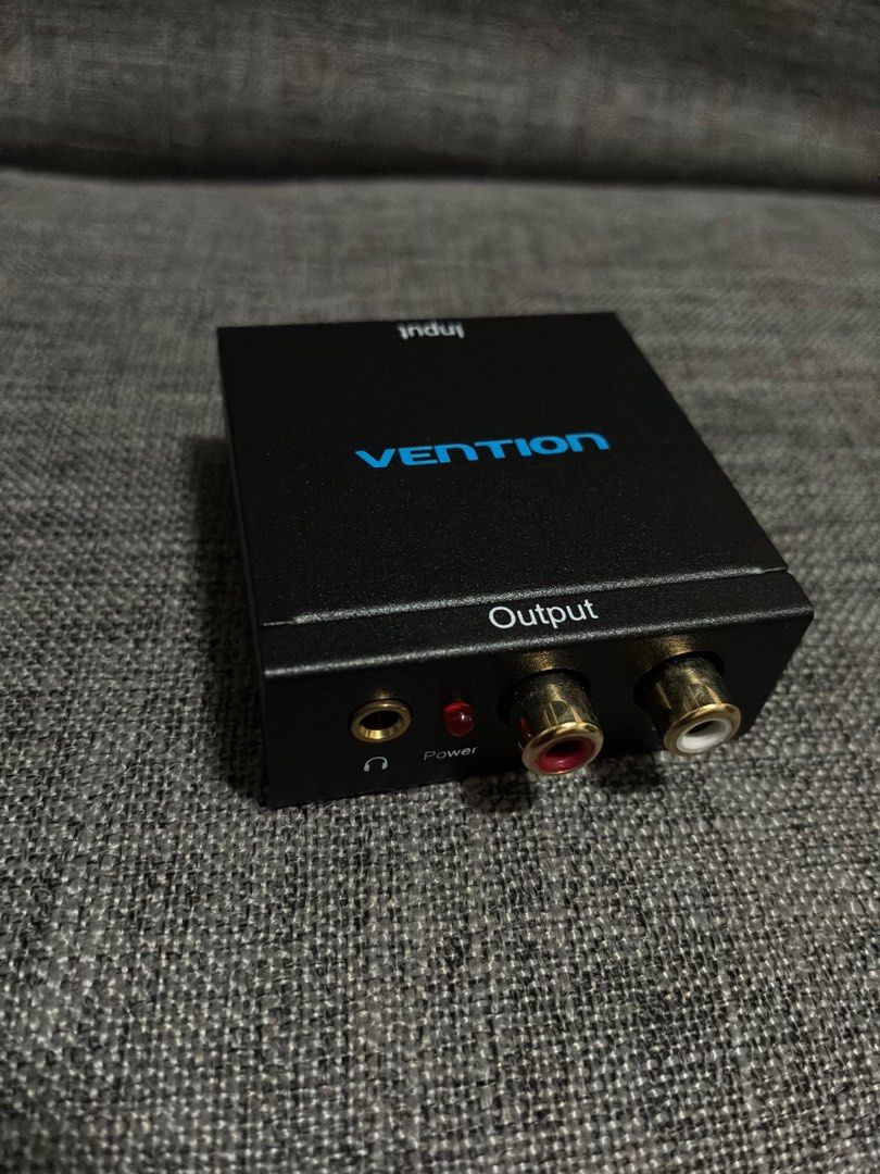 Vention DAC (digital to analog converter (Category: Other Audio Equipment) located in Quezon City. Submitted by ralphping (Listing ID 1376609959, Image 1). Description: Vention DAC (digital to analog converter) Almost new. Used once for a project. Comes with power supply but no more box. .