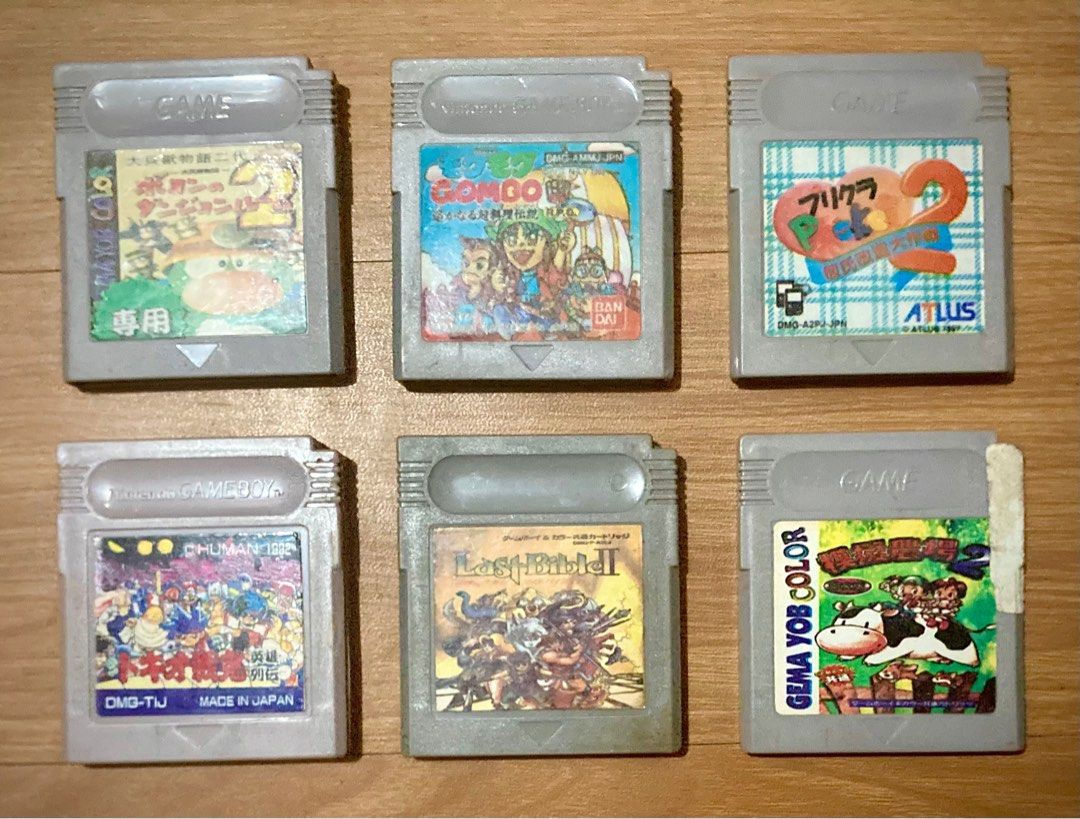 Vintage Nintendo Game Boy / Games (Retro) (Category: Nintendo) located in Las Pinas. Submitted by theblackmamba_24 (Listing ID 1376603395, Image 3). Description: 📦 For Sale Retro Games 🎮 Nintendo Game Boy ▪️Army Men Sarge’s Heroes 2 (GB Color) - Php 399.00 ▪️Poyon no Dungeon Room 2 (GB Color) - Php 399.00 ▪️Mogu Mogu Gombo Harukanaru Chou-Ryouri Densetsu (GB / Japan) - Php 399.00 ▪️TOKIO SENKI Eiyu Retsuden (GB / Japan) - Php 399.00 ▪️Mortal Ko