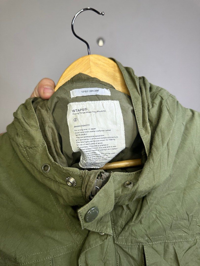 WTAPS MILITARY JACKET (Category: Coats, Jackets and Outerwear) located in Molave. Submitted by thriftmate13 (Listing ID 1376426182, Image 3). Description: .