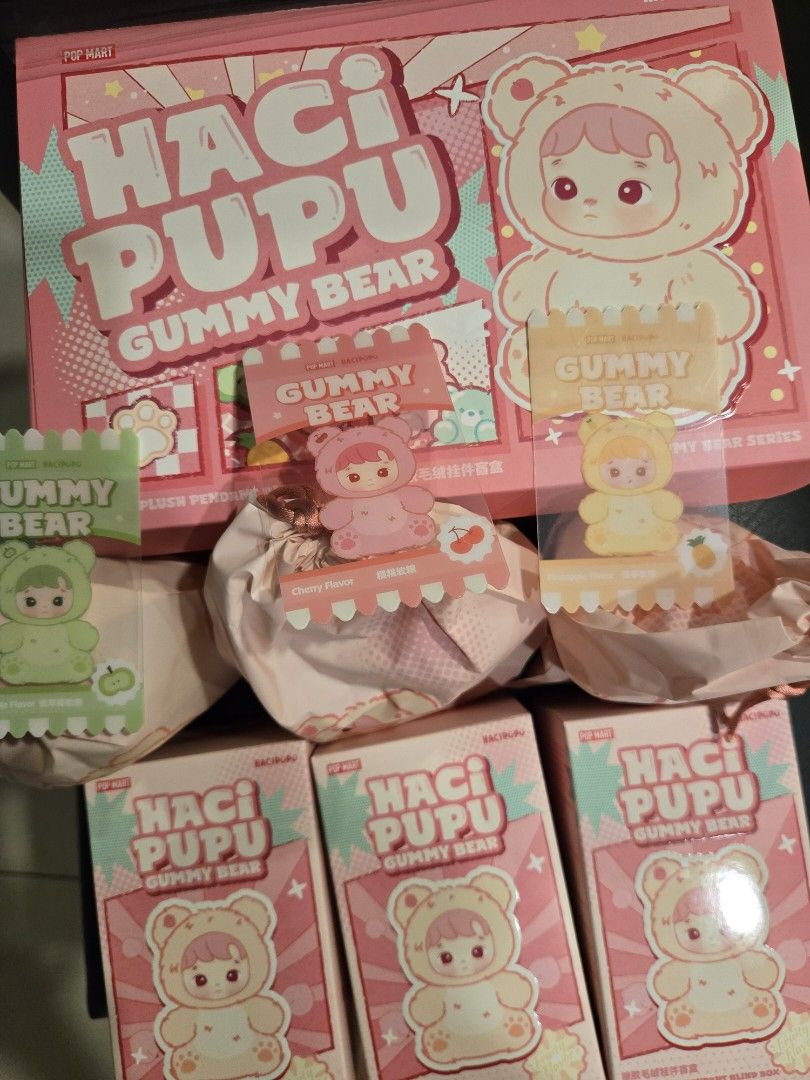 POP MART HACI PUPU GUMMY BEAR 6個入りx2 POP MART HACI PUPU GUMMY BEAR 6個入りx2 100+ Hacipupu gummy