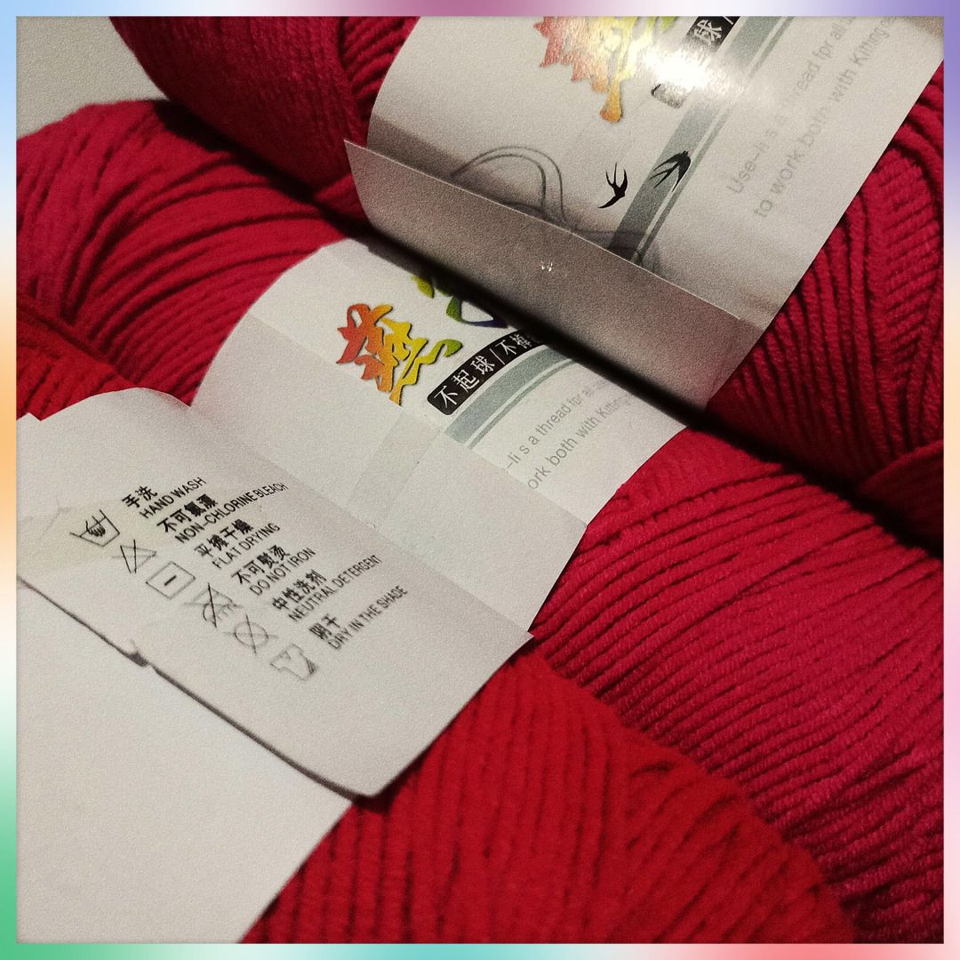 Yarn Destash Bundle (1 Red & 3 Fuschia) (Category: Craft Supplies & Tools) located in General Trias. Submitted by kaorurunss (Listing ID 1376581195, Image 3). Description: Mali shade kuha ko ayq na HAHAHA Take all, tig 200g each pero ung isang fuschia onti po ginamit (~18grams) Color changes on camera so please see the pics para sure po sa shade (Tried to put ung color niya in person sa preview) ——NOTES—— RFS : Decluttering, bought the wrong colo