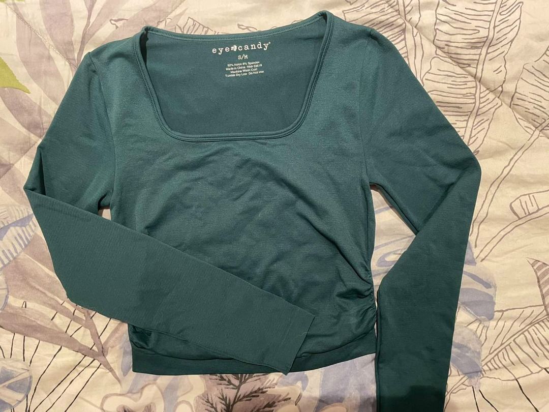 Yoga Dri Fit Long Sleeves Top (Category: Activewear) located in Quezon City. Submitted by camiestuff (Listing ID 1376597675, Image 1). Description: Never used. This was bought in the states. Brand is eyecandy. Size S.