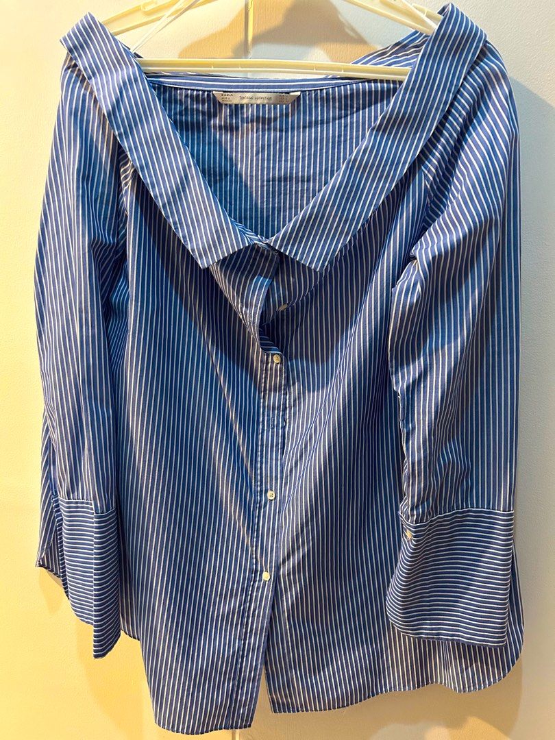 Zara original cotton long sleeves (Category: Longsleeves) located in Quezon City. Submitted by katcris (Listing ID 1376504747, Image 1). Description: Made in Morocco ✅ Reason for selling : small for me Length : 24 in Width : 24 in.