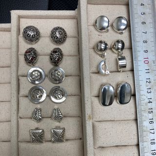 海外搜回 10款各式其式純銀925耳夾64213438974211110