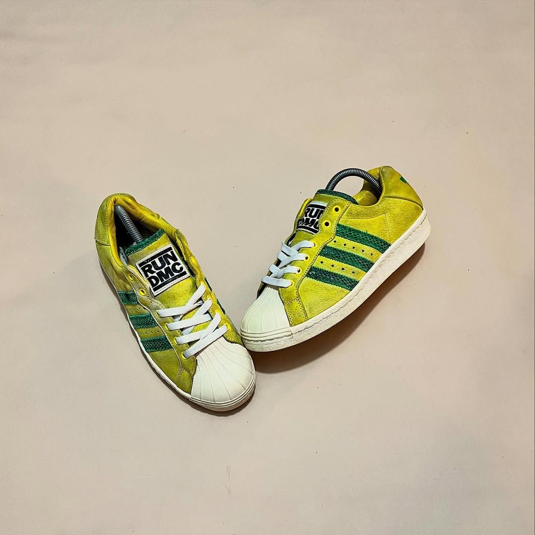 adidas gazelle silver green womens FX7616] SUPERSTAR 50 RUN DM MEN'S SHOES – Lace Up NYC main image 1