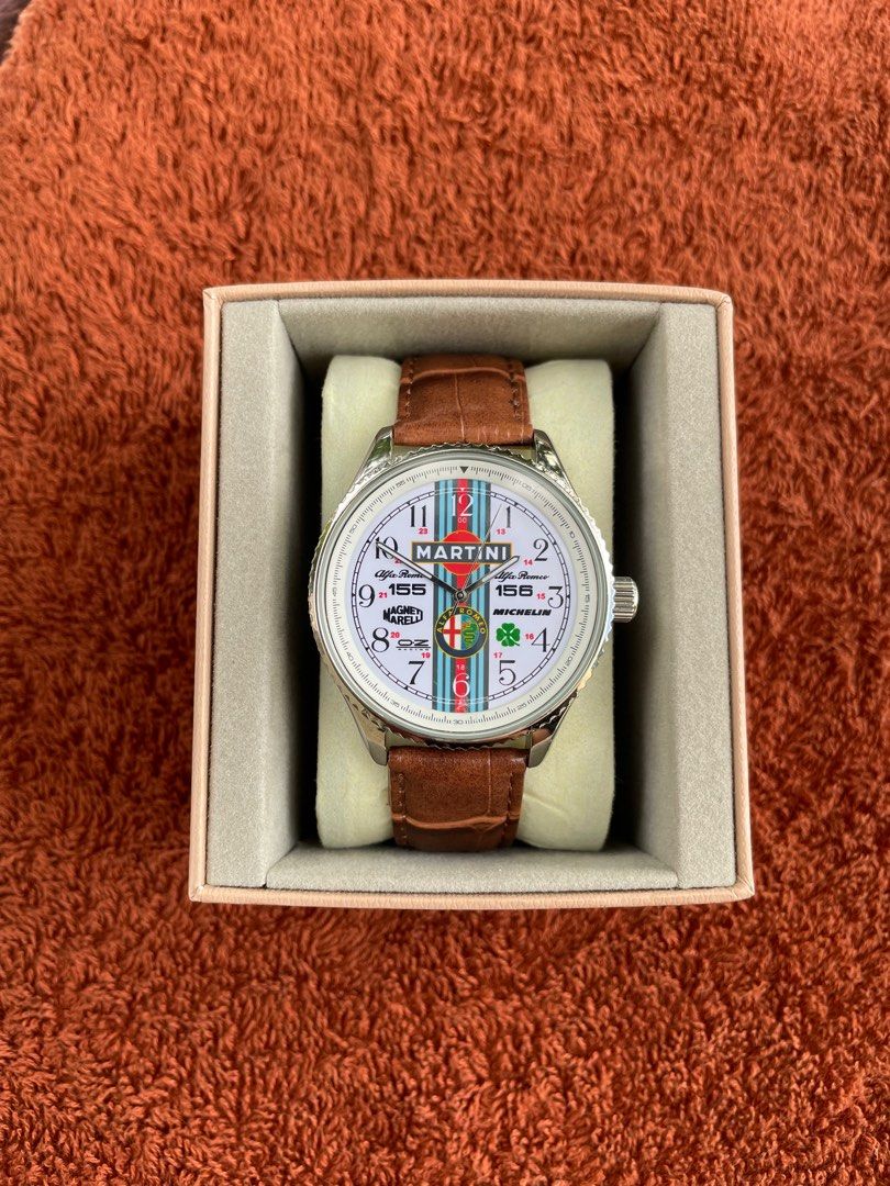 Alfa Romeo Watch (Category: Men's Watches) located in Manila. Submitted by brnsnnr (Listing ID 1376792677, Image 1). Description: Alfa Romeo 155-156 Martini Racing Team 1990’s Touring Car Championships Watch..