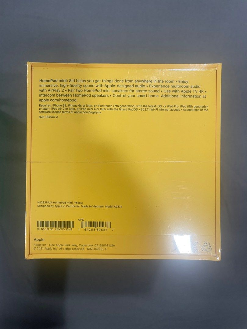Apple HomePod mini, Yellow63204773137282112