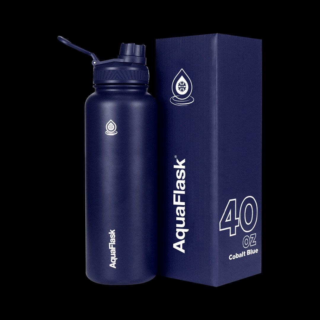 Aquaflask 40oz Cobalt Blue (Category: Water Bottles & Tumblers) located in San Fernando. Submitted by shoppingwithelle (Listing ID 1376703577, Image 2). Description: About the item: Brand New and No issue RFS: Scammed on facebook pinadala yan kahit hindi ko naman in-order and hindi alam ng nag receive kaya accidentally nabayaran hindi na ma refund. I don't need it though, dami na kasi tumblr sa bahay..
