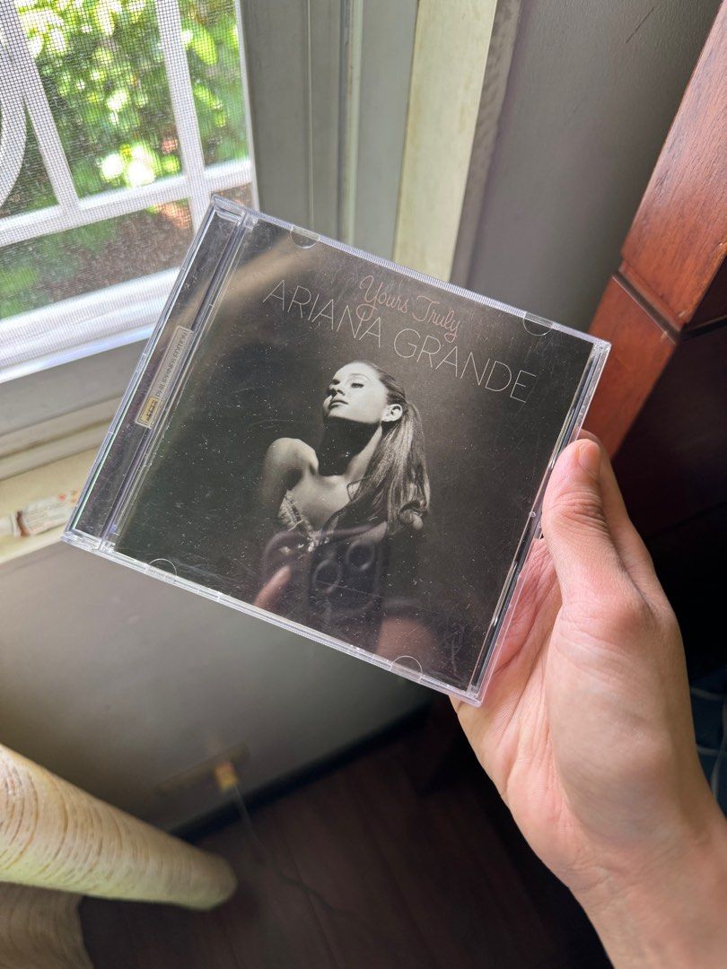 Ariana Grande Yours Truly CD PH version (Category: CDs & DVDs) located in Pasig City. Submitted by beautyloversph (Listing ID 1376665763, Image 1). Description: Used in good condition will clean muna original RAre.