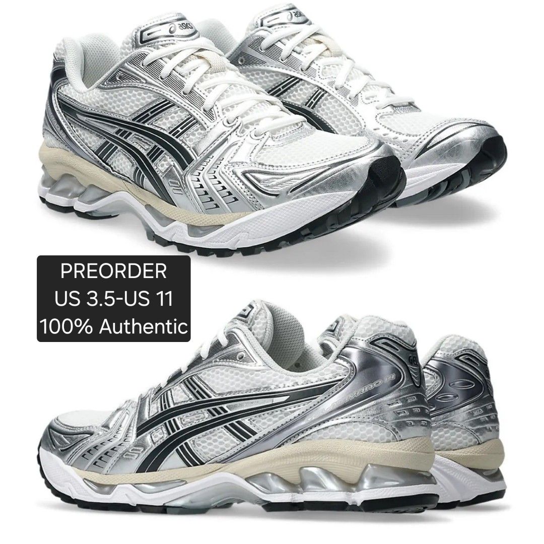 Asics Gel Kayano 14 Graphite White Grey "GR JJJJound" (Category: Sneakers) located in Singapore. Submitted by ro0b3r_kicks (Listing ID 1376800592, Image 1). Description: Asics Gel Kayano 14 Graphite Looks better than JJJJound imo 100% Authentic OG ALL US 3.5 - US 11 ---- $250 Preorder listing ETA 1 week Full payment to be made Deal at 520253 or add $5 for courier Courier at buyer's own risk No refunds after dealing.