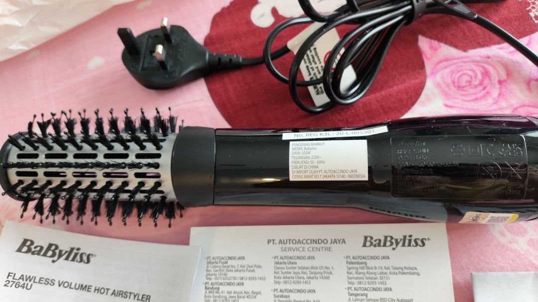 Pengering Rambut Babyliss Flawless Babyliss 2764u Sisir Pengering