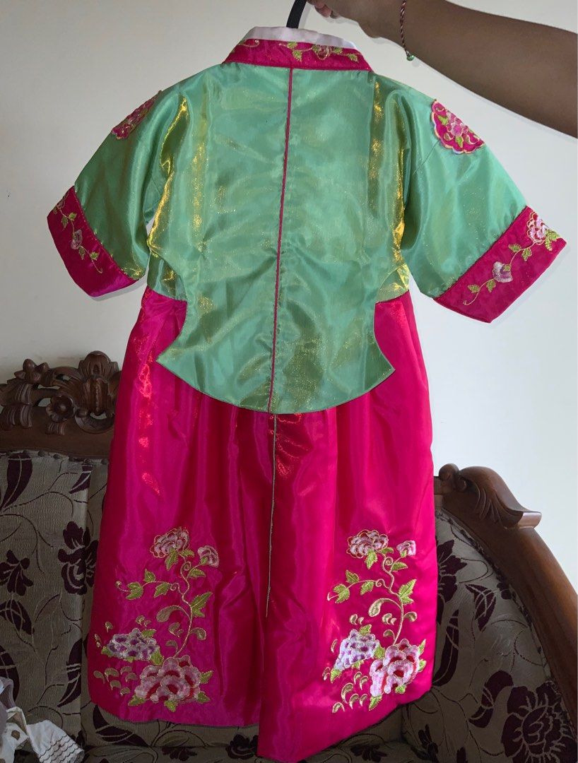 Baju Dress Tradisional Hanbok Anak Korea