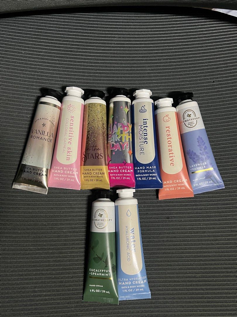 Bath and Bodyworks hand cream (Category: Body Care) located in Manila. Submitted by mtbtx (Listing ID 1376774135, Image 1). Description: 250 each (NO LAST PRICE) Take all for 2k .