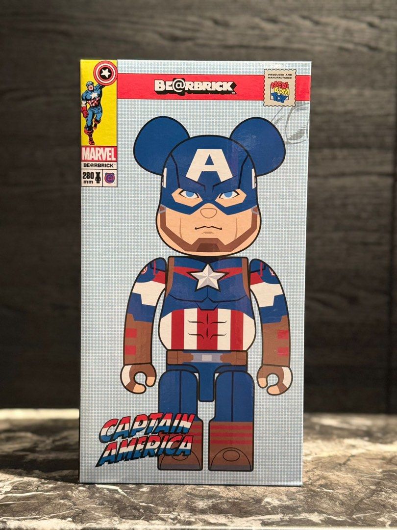 Medicom Bearbrick Bearbrick Captain America BEARBRICK CAPTAIN
