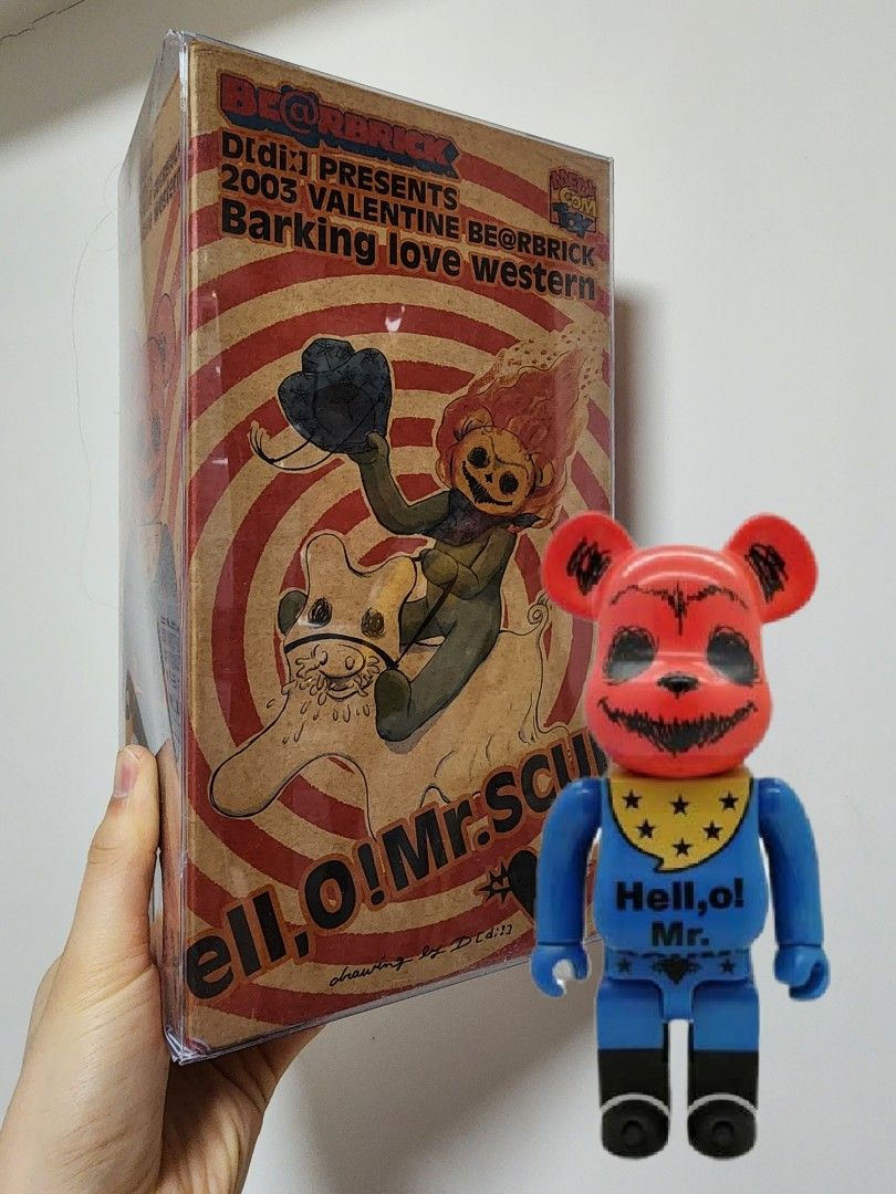 ベアブリック 400% 2003 barking love western レア】BE@RBRICK 400