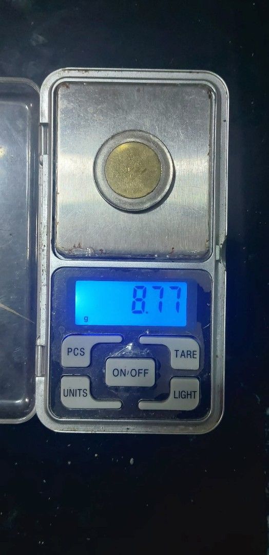 Blank Planchet error coin (Category: Currency) located in Manila. Submitted by wildcrystal.3b537c (Listing ID 1376805256, Image 2). Description: Puregold Makati meet up.