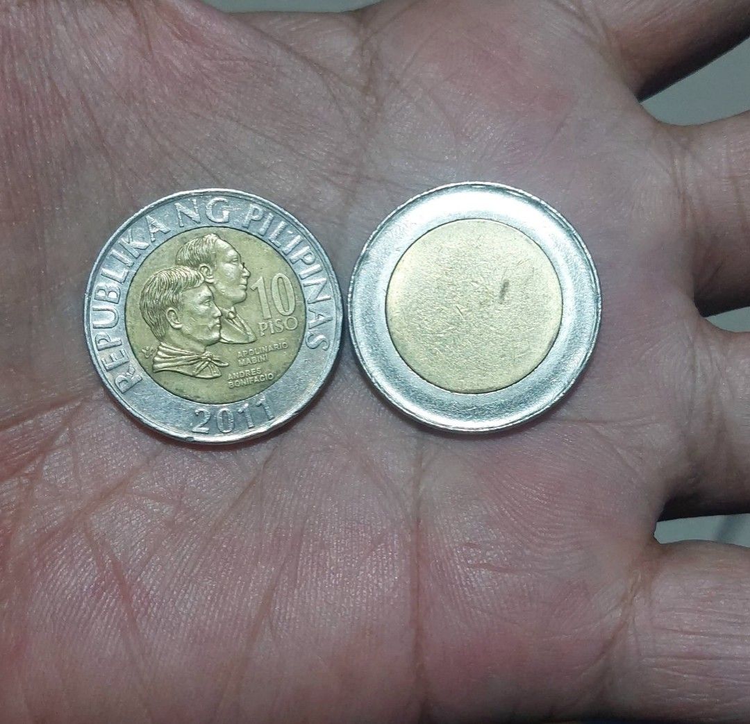 Blank Planchet error coin (Category: Currency) located in Manila. Submitted by wildcrystal.3b537c (Listing ID 1376805256, Image 1). Description: Puregold Makati meet up.