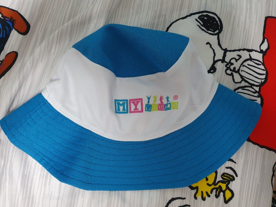 BN MY World Bucket Hat (Category: Babies & Kids Fashion) located in Singapore. Submitted by clover_leaf (Listing ID 1376677835, Image 1). Description: Brand new! Size: 52 Self-collect at Sengkang East Ave. ***Read my bio for more information*** Thank you and feel free to view my other listings..