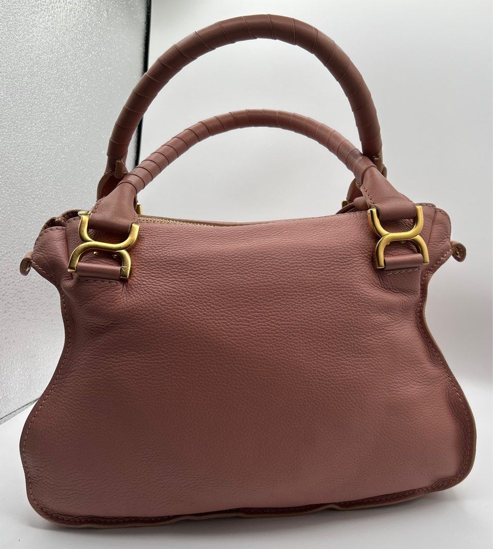 Chloe Marcie Medium Bag in Anemone Pink (Category: Luxury Bags & Wallets) located in Paranaque City. Submitted by PinkPH36395 (Listing ID 1359736114, Image 3). Description: Chloe Marcie Medium in Anemone Pink with long detachable shoulder strap Comes original dust bag, paper bag, authenticity and care cards Entrupy certified Well used - signs of wear Acceptable mode of payment - bank transfer BPI or BDO .