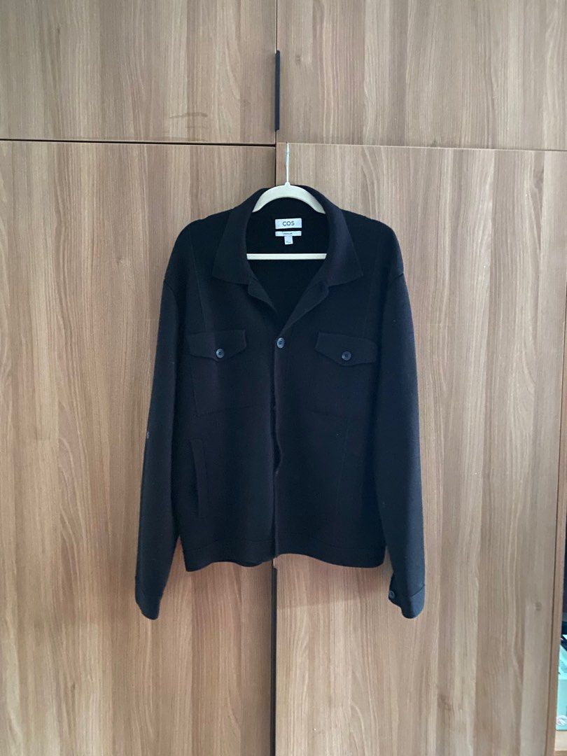 COS Wool Trucker Jacket (Category: Coats, Jackets and Outerwear) located in Manila. Submitted by ebodega (Listing ID 1376670916, Image 1). Description: COS Wool Trucker Jacket Size Large Dimensions: 26.5L x 21W RFS: Not using anymore - personal owned. Purchased from COS HK. *Buyer shoulders shipping fee.
