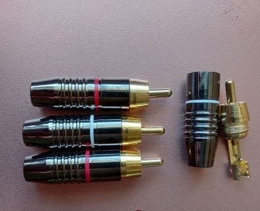 DIY RCA Plugs (Category: Other Audio Equipment) located in Singapore. Submitted by lg_samsung (Listing ID 1376632683, Image 1). Description: Item available. If you still ask, you will not get a response. Collection location - check inside this ad. Price is for 4 pieces Brand new, unused RCA Connectors Set of 4 pieces For attaching interconnecting cables Requires soldering.