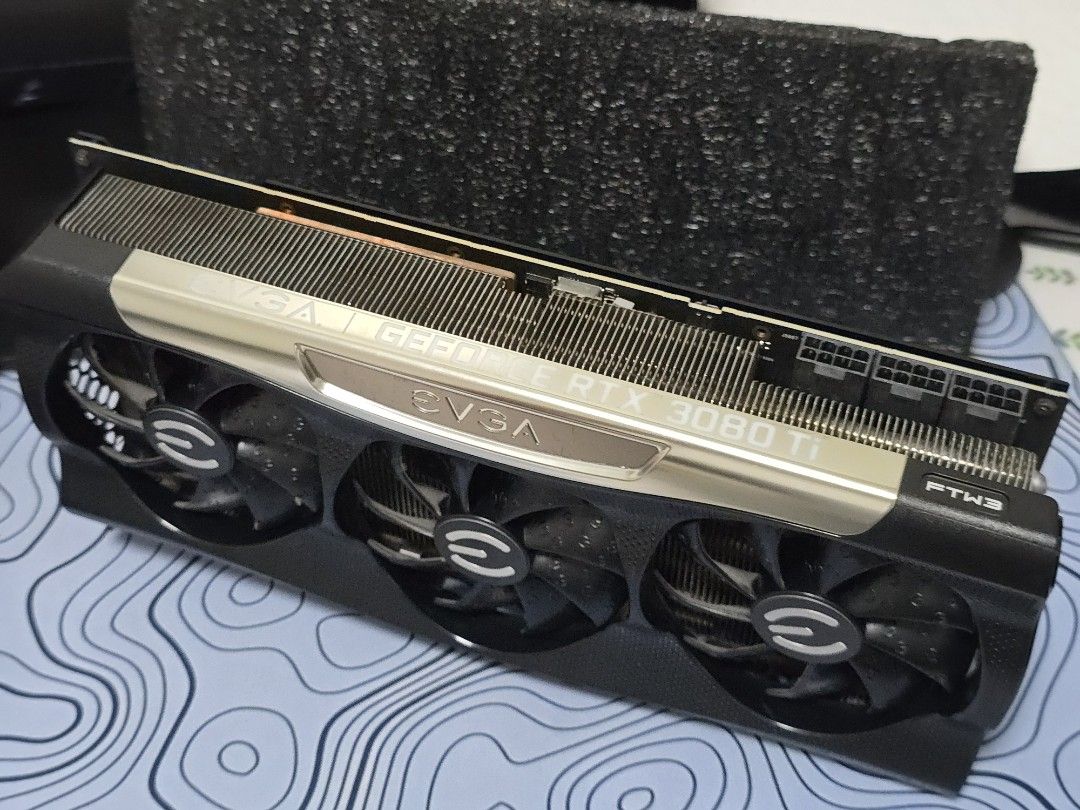 EVGA RTX 3080 Ti Graphics Card (Category: Computer Parts) located in Singapore. Submitted by rifvik (Listing ID 1376776966, Image 2). Description: fixed price. dm for info or questions one of the good looking version of this card.