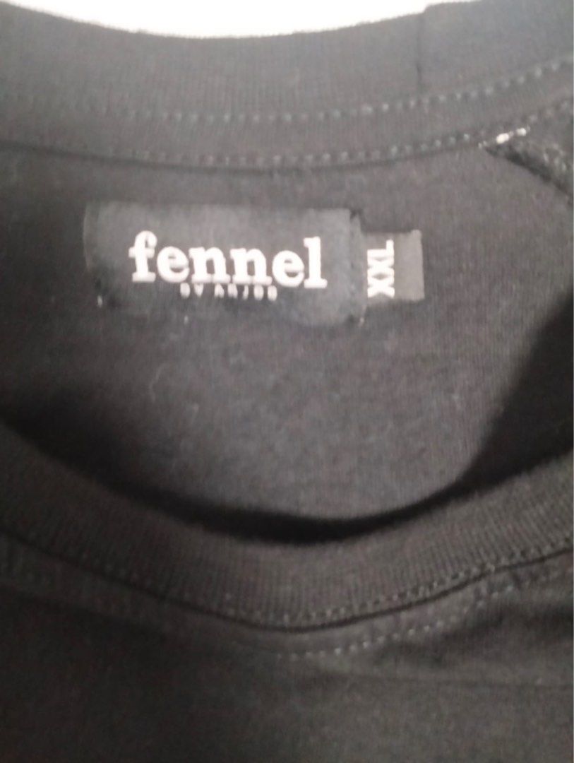 Fennel by AR70S Black T-Shirt Size L (Category: Tshirts & Polo Shirts) located in Singapore. Submitted by twhaha (Listing ID 1376670185, Image 3). Description: .