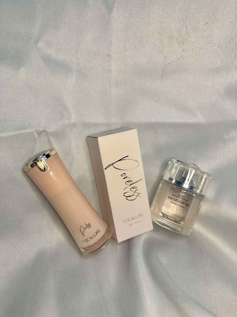 FOCALLURE Poreless Foundation (Category: Makeup) located in Paranaque City. Submitted by genxie_ (Listing ID 1376765072, Image 1). Description: 📍PRODUCT NAME: FOCALLURE Poreless Foundation 💸 Original Price: ₱341 🔥 NOW ONLY: ₱150 – Save ₱191! 🎨 Available Shades: YL31 (1 pc) YL23 (1 pc) 💡 Shade Guide: YL31: Ideal for light-medium skin with warm undertones YL23: Best for fair-light skin with yellow undertones 📦 Brand new, sealed, and on hand! 