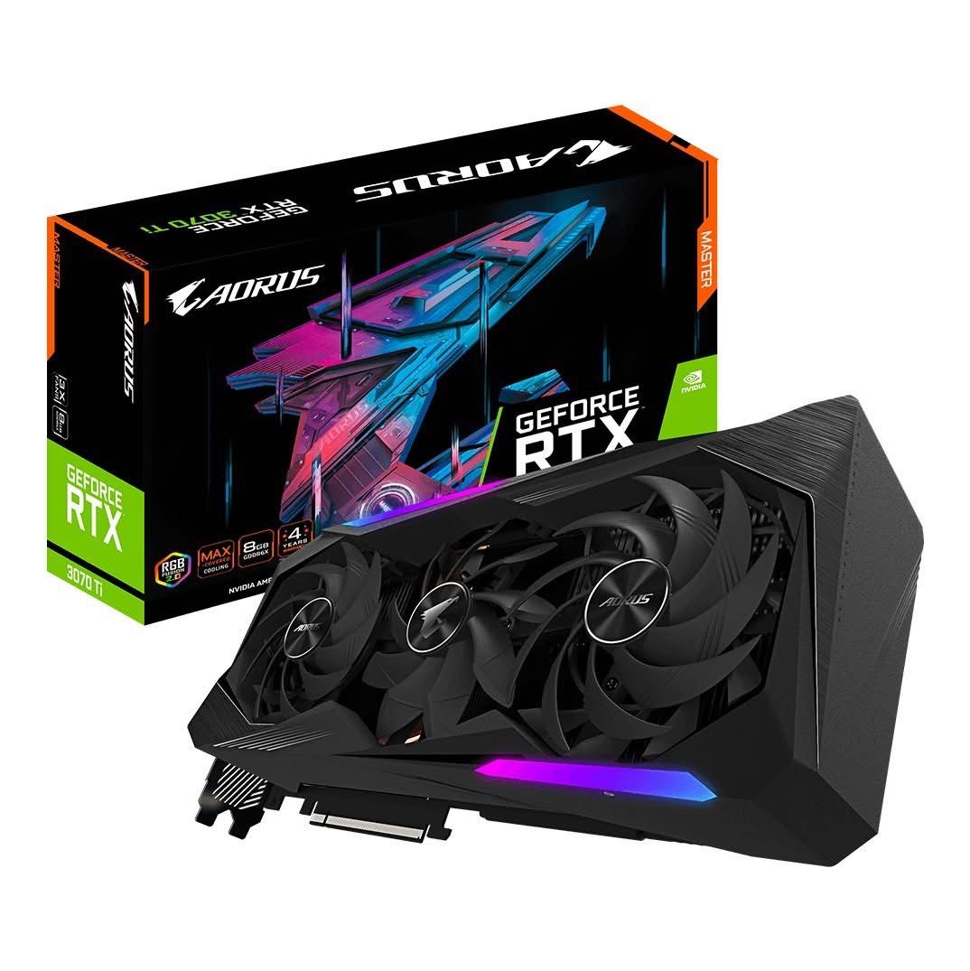 Gigabyte Aorus RTX 3070 Ti Master (Category: Computer Parts) located in Quezon City. Submitted by vrnnchrss (Listing ID 1376659468, Image 3). Description: - Well maintained - Always runs in an airconditioned room (24/7) - Never ran above 60 C - Original box and everything in it intact (even the original receipt from day of purchase) - Never opened/no mods RFS: Upgrading Asking Price: P30,000 slightly negotiable, no haggling pls.