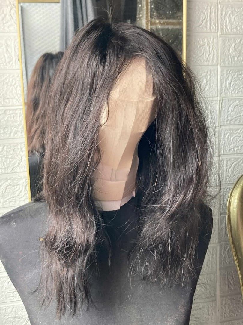 Human Hair Wig (Category: Hair) located in Pililla. Submitted by moonjohn (Listing ID 1376723282, Image 2). Description: issue ung may tahi inayos ko kasi at my angat. pa ayos nyo nalang para maging healthy yung hair..