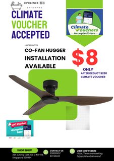 (Climate Voucher & Installation Available) OPULENCE Special - Fanco Ceiling Fan  Collection item 1