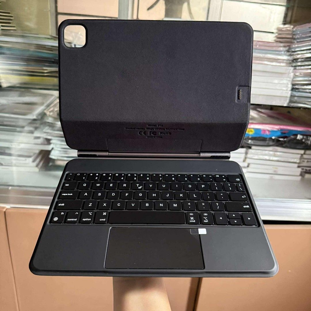iPad Air 6 Air 11 Magnetic Magic Keyboard Case (Category: Laptops & Notebooks) located in Manila. Submitted by camilleirlzd29 (Listing ID 1376712257, Image 3). Description: iPad Air 6 Air 11 Magnetic Magic Keyboard Case - no need bluetooth connection - with smart pogo pin, no need charging and pairing - floating cantilever design: allows you to work or study at the most confortable viewing angle - support data transmission Compatibility: Air 4 Ai