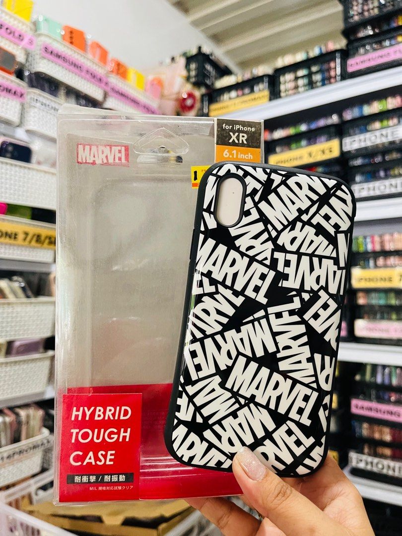 Iphone XR Case (Category: Cases & Sleeves) located in Mandaluyong City. Submitted by co.case (Listing ID 1376678450, Image 1). Description: Auth Marvel Case from Japan.