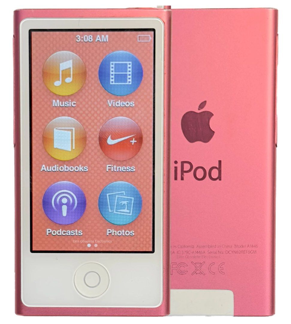 iPod Nano 7th generation Pink (Category: Others) located in Manila. Submitted by yezdeal2017 (Listing ID 1376800412, Image 2). Description: iPod Nano 7th gen In good condition. No issue all button crisp with installed song and 1 movie responsive touch screen Battery good for 4-8hrs 16gb Meet up; Marikina.