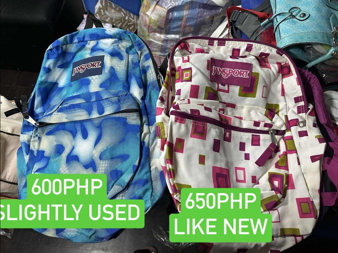 JANSPORT BACKPACK (Category: Backpacks) located in Quezon City. Submitted by hellosydney78 (Listing ID 1376631195, Image 3). Description: Jansport Bags Like new/Mildly used Shipping fee shouldered by the buyer.