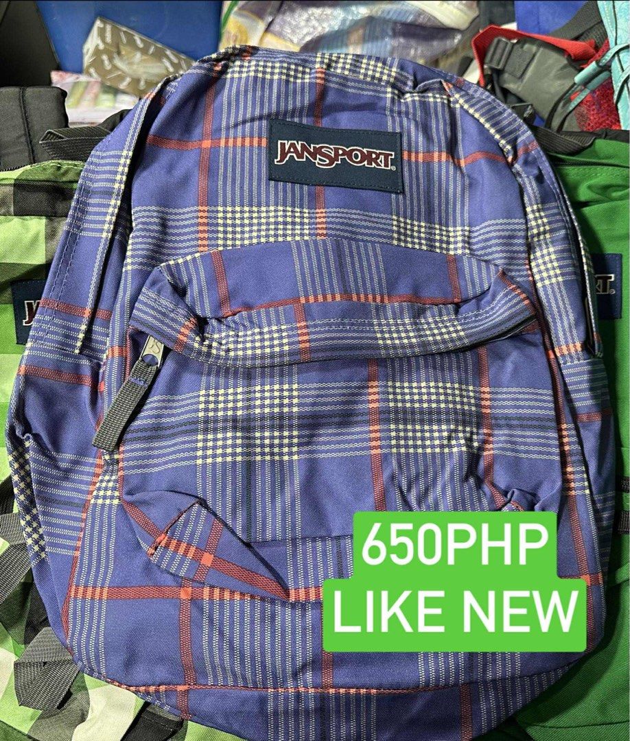 JANSPORT BACKPACK (Category: Backpacks) located in Quezon City. Submitted by hellosydney78 (Listing ID 1376631195, Image 2). Description: Jansport Bags Like new/Mildly used Shipping fee shouldered by the buyer.