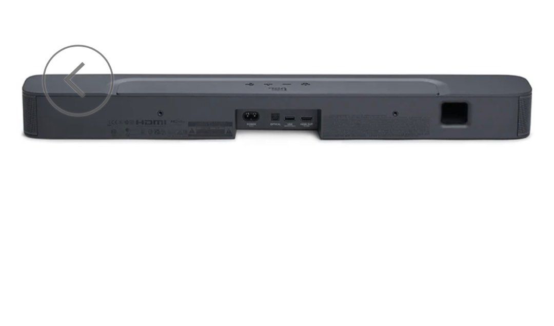 JBL Soundbar with Remote (Category: Soundbars, Speakers & Amplifiers) located in Singapore. Submitted by ginniezlow (Listing ID 1376654928, Image 2). Description: JBL 2.0 soundbar with remote control. Features HDMI and USB ports. Compact and sleek design. Easy to connect and use. Offers great sound quality for movies and music. Includes power cable. .