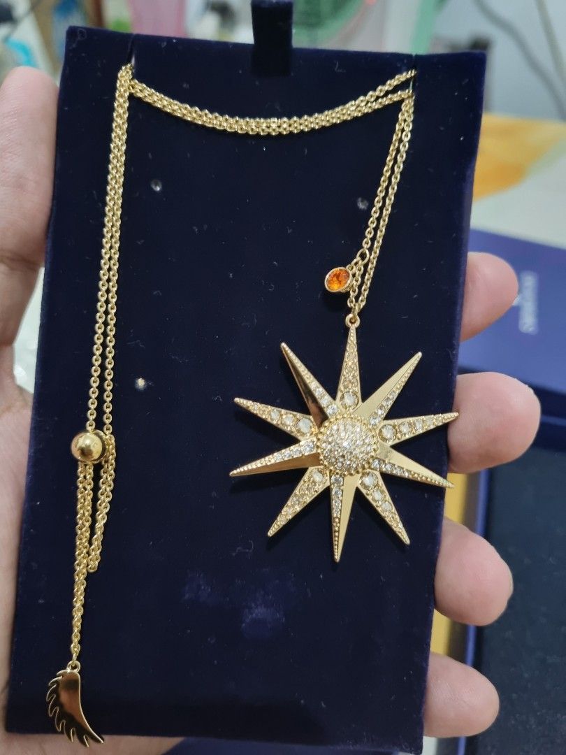 Kalung swarovski original lucky goddess star necklace