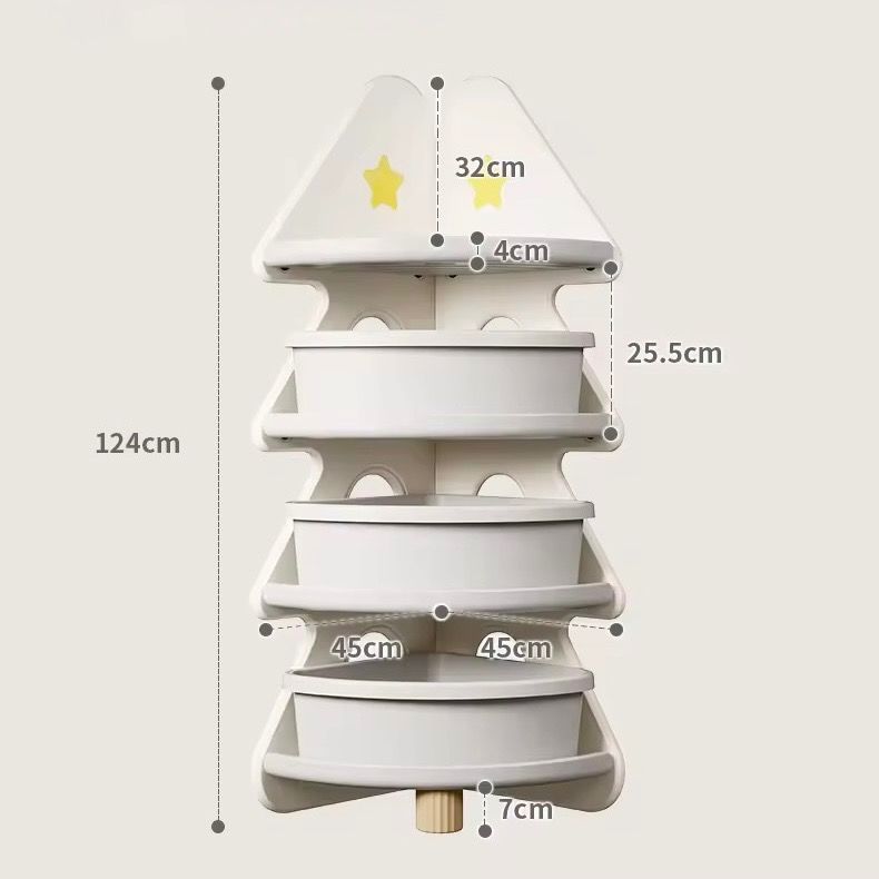 Kids Toy Storage Rack | Multi Bin Organizer Rack | Rocket Shape ...